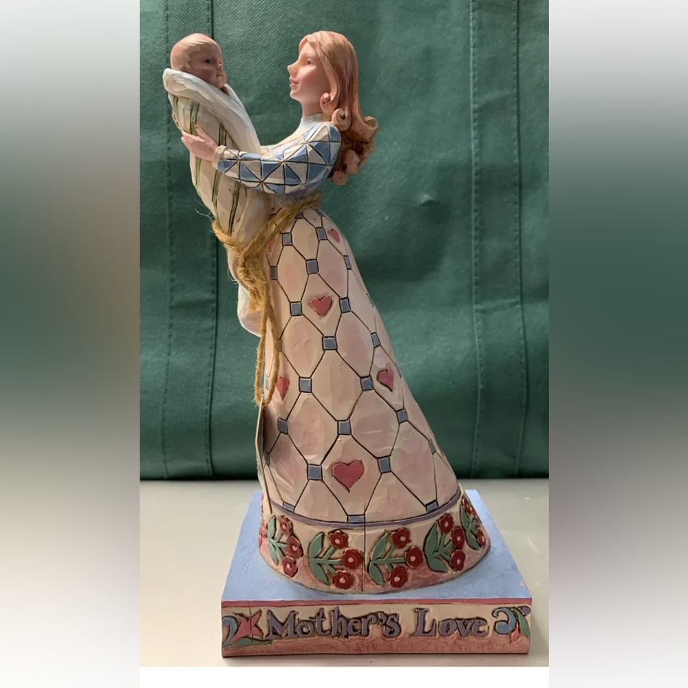 NEW  Retired Jim Shore 2006 Heartwood Creek Mommy & Baby "Mother's Love"